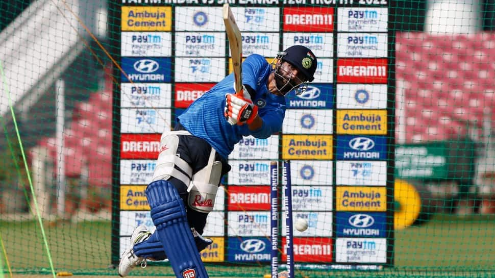 India all-rounder Ravindra Jadeja needs 4 wickets to reach 50-wicket landmark in T20 cricket. Jadeja has picked up 46 wickets in 55 games till date. (Photo: ANI)