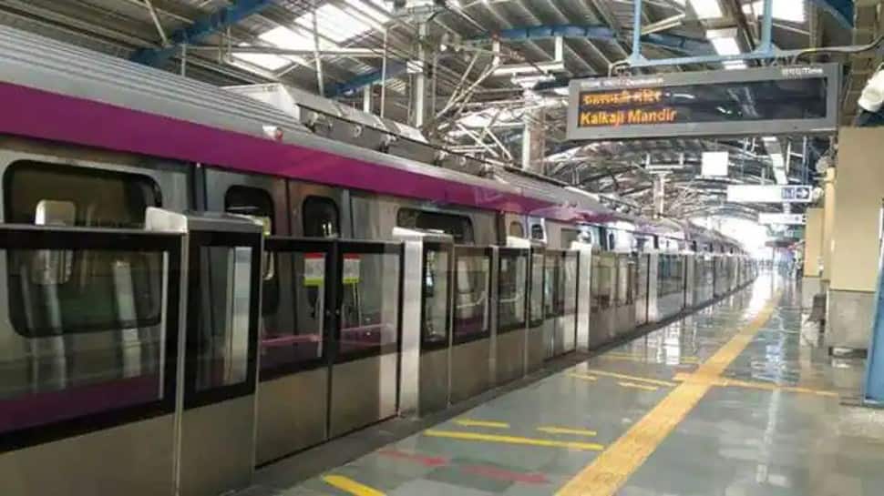 Delhi Metro services hit on Violet Line at Nehru Place station due to passenger on track