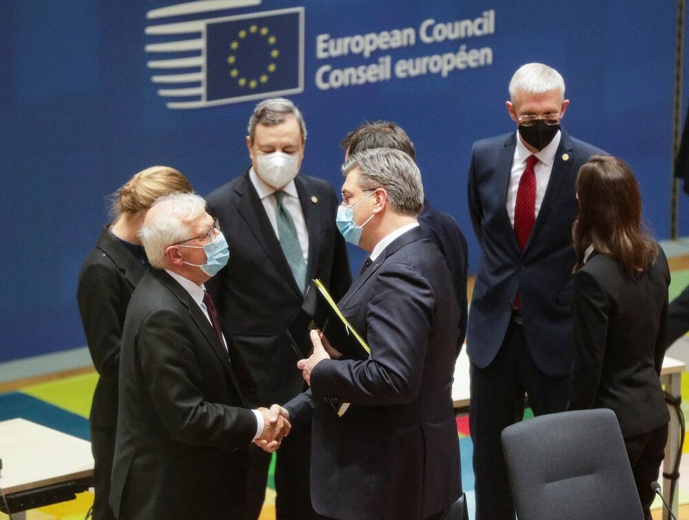 Emergency European Union summit held at Brussels in the light of Russia-Ukraine conflict