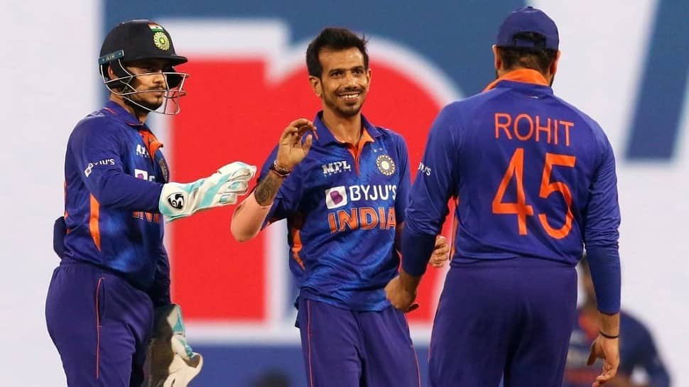 Leg-spinner Yuzvendra Chahal is now the highest wicket-taker for India in T20Is with 67 wickets. He went past Jasprit Bumrah’s tally of 66 scalps against Sri Lanka. (Source: Twitter)