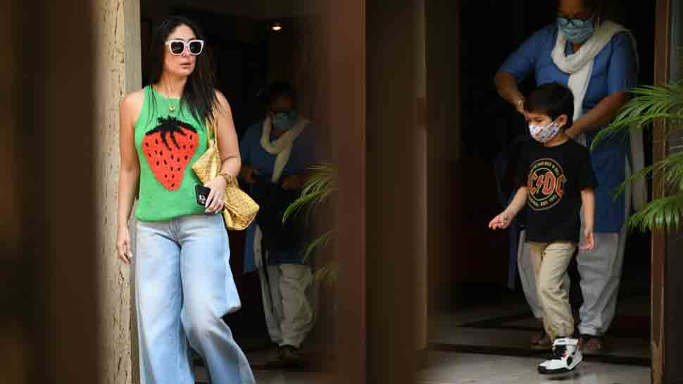 Kareena Kapoor Khan's son Taimur Ali Khan angry with his nanny, says 'do not touch me'