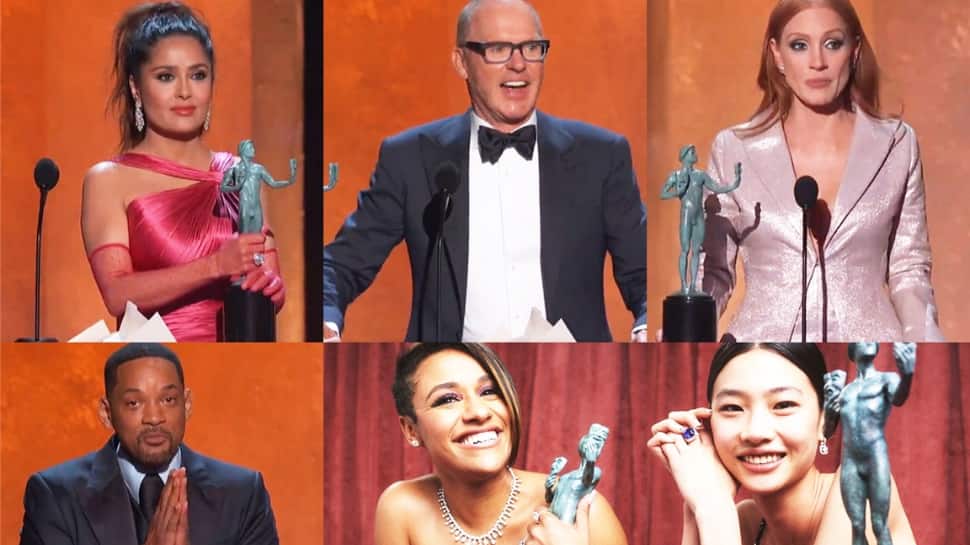 SAG Awards 2022: Will Smith, Michael Keaton, Jessica Chastian bag awards