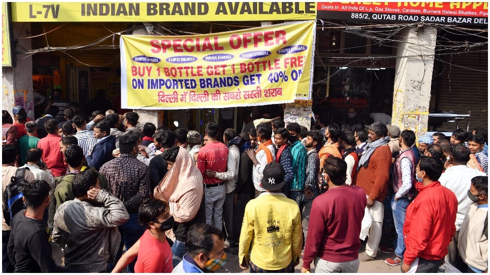 Delhi ends discounts on MRP of liquor after offers result in large crowds