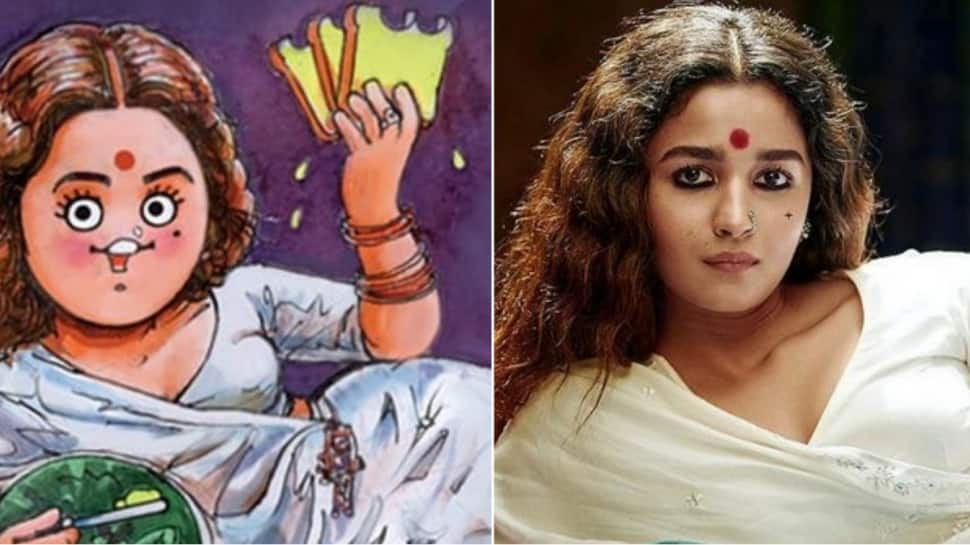 Alia Bhatt starrer &#039;Gangubai Kathiawadi&#039; gets a tribute from Amul