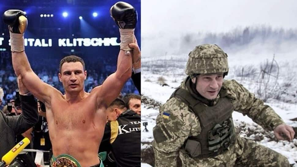 Kyiv Mayor Vitali Klitschko won multiple world heavyweight boxing championships. He held the World Boxing Organization (WBO) title from 1999 to 2000, the Ring magazine title from 2004 to 2005, and the World Boxing Council (WBC) title twice between 2004 and 2013. (Source: Twitter) 