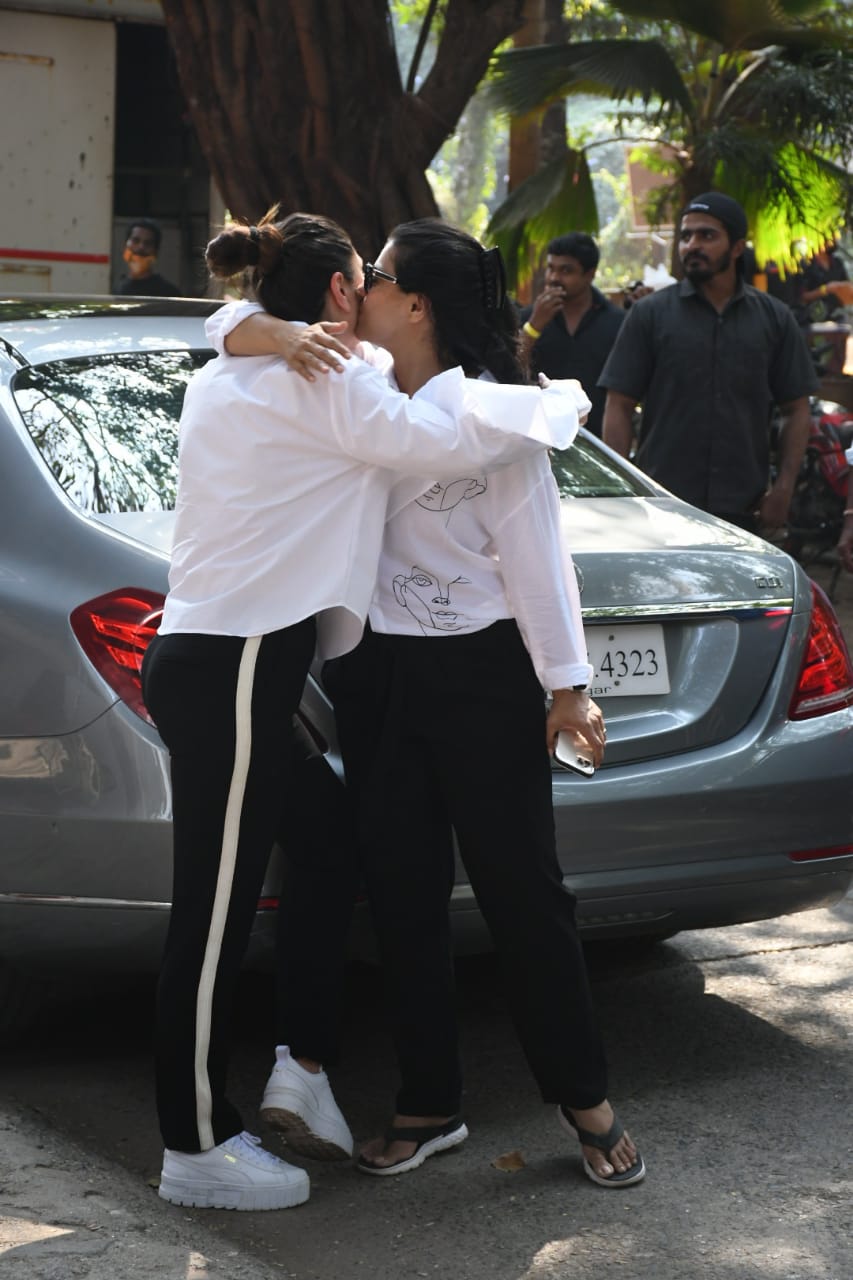 The duo were quite friendly with each other