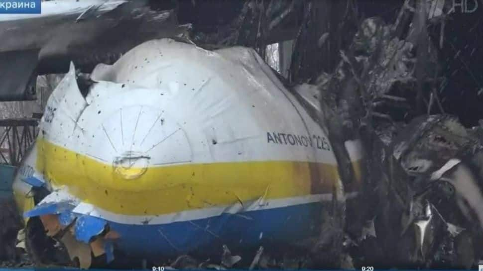 Heartbreaking images of damaged world&#039;s biggest plane Antonov An-225 emerge from Ukraine