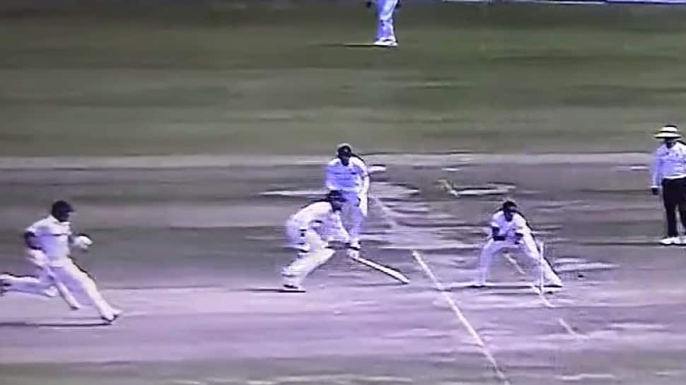 WATCH: Comedy of errors by Sri Lankans, Mohammed Shami survives run out scare