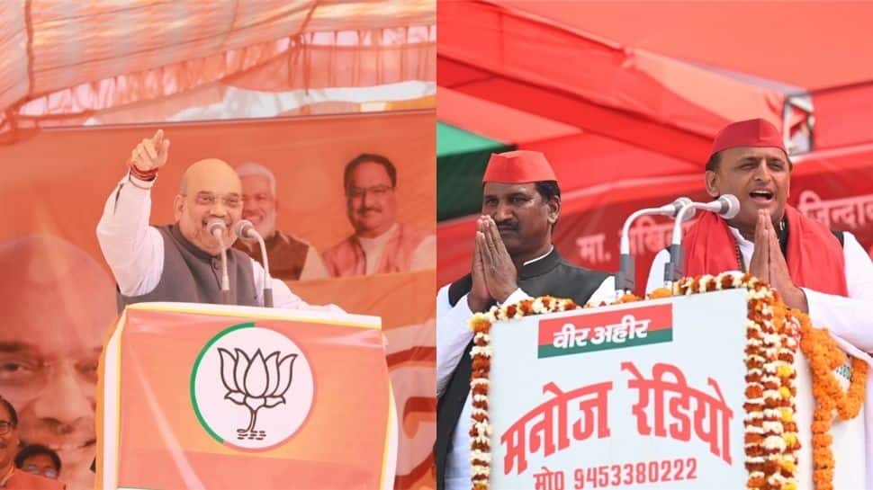 Akhilesh Yadav can&#039;t see positive changes in UP as he wears black glasses: Amit Shah