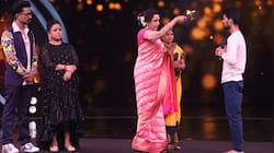 Hema recites shlokas as she performs aarti for a contestant on Hunarbaaz!