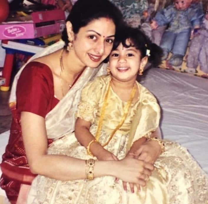 Janhvi Kapoor often shares pics with her late mother