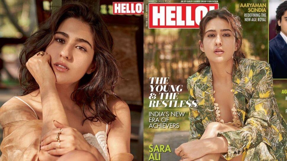  The ‘young &amp; restless’ Sara Ali Khan sizzles as the cover girl of HELLO! magazine