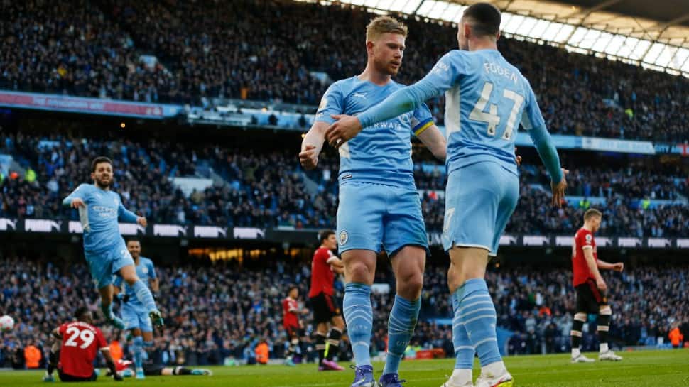 Cristiano Ronaldo-less Manchester United thrashed by Manchester City as Kevin de Bruyne and Riyad Mahrez run riot, Watch