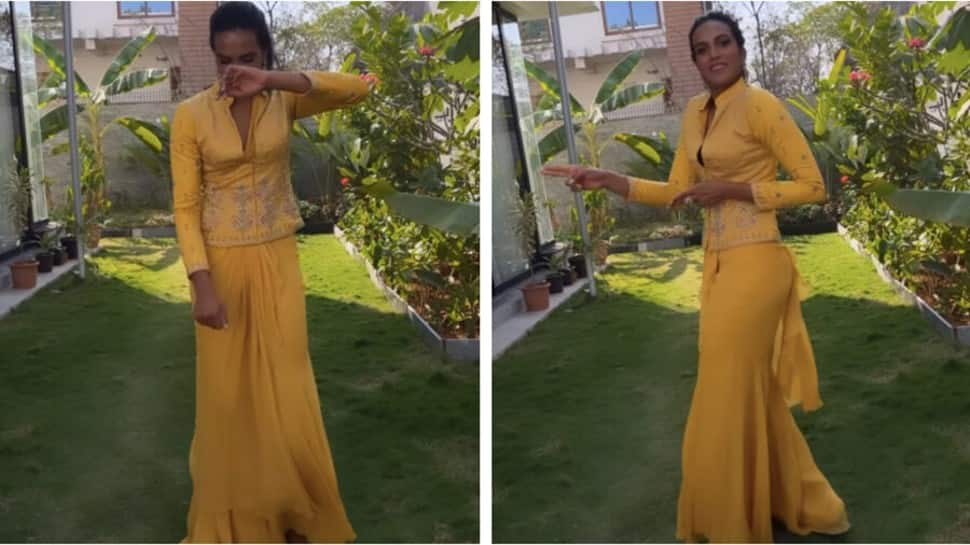 PV Sindhu dances to ‘Kacha Badam’ song, video goes viral – WATCH