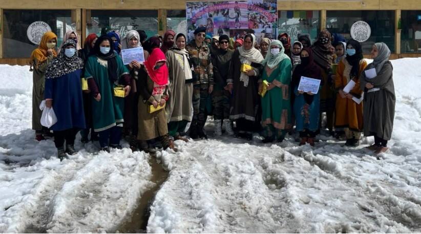 Indian Army celebrates Women&#039;s Day in Kashmir&#039;s Gurez, felicitates achievers