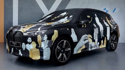 BMW iX Electric SUV designed by Faiza Hasan