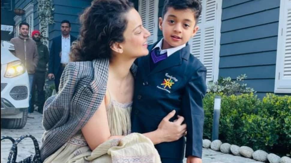 Kangana Ranaut pens heartfelt note for nephew on his first day of school