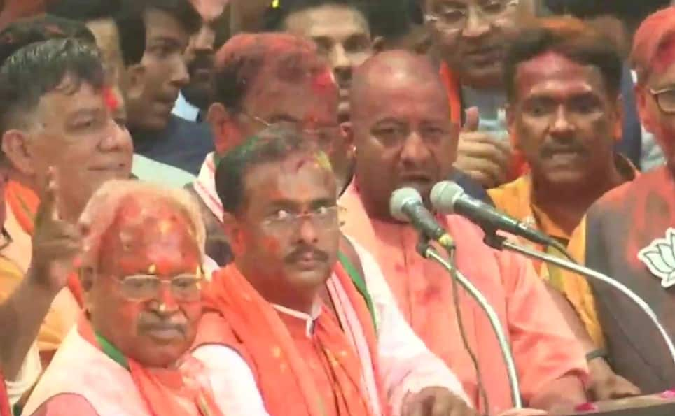 Yogi Adityanath&#039;s fiery victory speech: &#039;People have taught a lesson to Opposition&#039; 