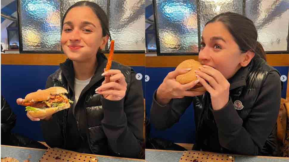 Alia Bhatt celebrates with burger, fries as &#039;Gangubai Kathiawadi&#039; enters Rs 100 crore club, Ranveer Singh, Shraddha Kapoor react