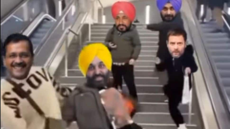 Watch: Bhagwant Mann and Arvind Kejriwal &#039;dance&#039; to &#039;Kacha Badam&#039; to celebrate AAP&#039;s Punjab win!