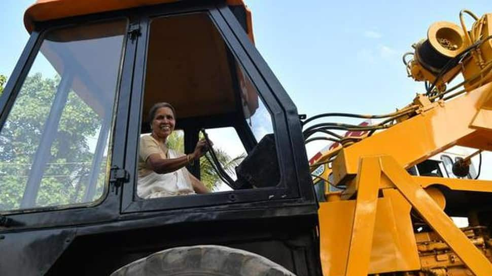 Meet 71-year-old Radhamani Amma who can drive a bulldozer and 10 other vehicles