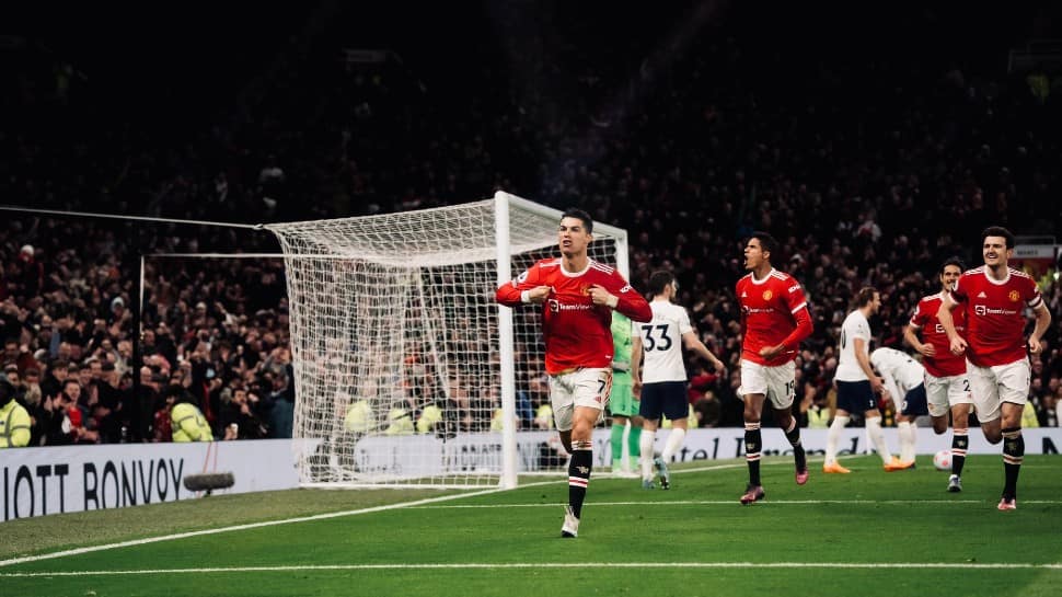 Cristiano Ronaldo scores HATTRICK as Manchester United beat Tottenham Hotspur 3-2 in PL match - WATCH