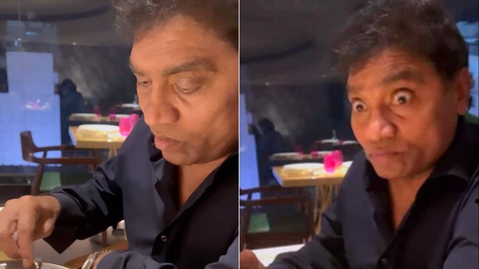 Johny Lever tries wasabi for first time in viral video, his expression is too funny to miss- Watch