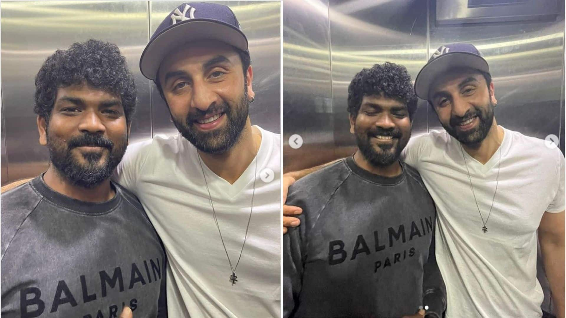 Ranbir Kapoor poses with his 'happy fan' Vignesh Shivan, filmmaker calls him 'iconic actor, humble person'!