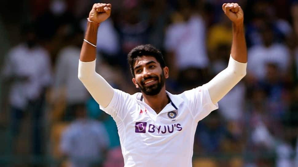 Jasprit Bumrah picked up 5/24 in the first innings of the Pink Ball Test against Sri Lanka in Bengaluru. It is the fourth-lowest for an Indian pacer taking a five-for in a home Test innings. The three Indian pacers above him are Javagal Srinath (21 runs v SA in 1996), Ishant Sharma (22 runs v BAN in 2019) and Madan Lal (23 runs v ENG in 1981). (Photo: ANI)