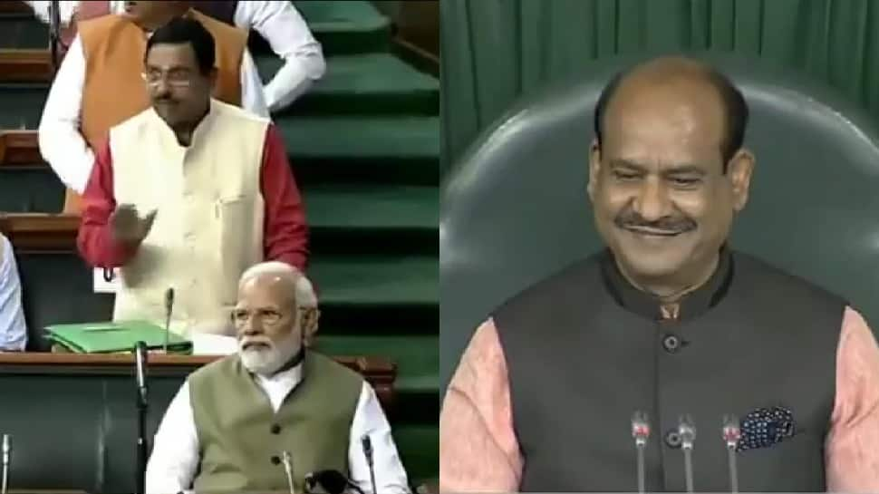 WATCH: After BJP&#039;s four big wins, PM enters Lok Sabha amid chants of &#039;Modi, Modi&#039;