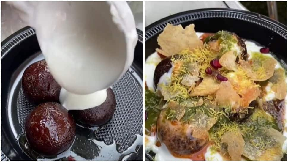 Viral Video: Internet goes crazy over &#039;Gulab Jamun Chat,&#039; says &#039;Ab Is Gole Par Nahi Rehna&#039;- Watch