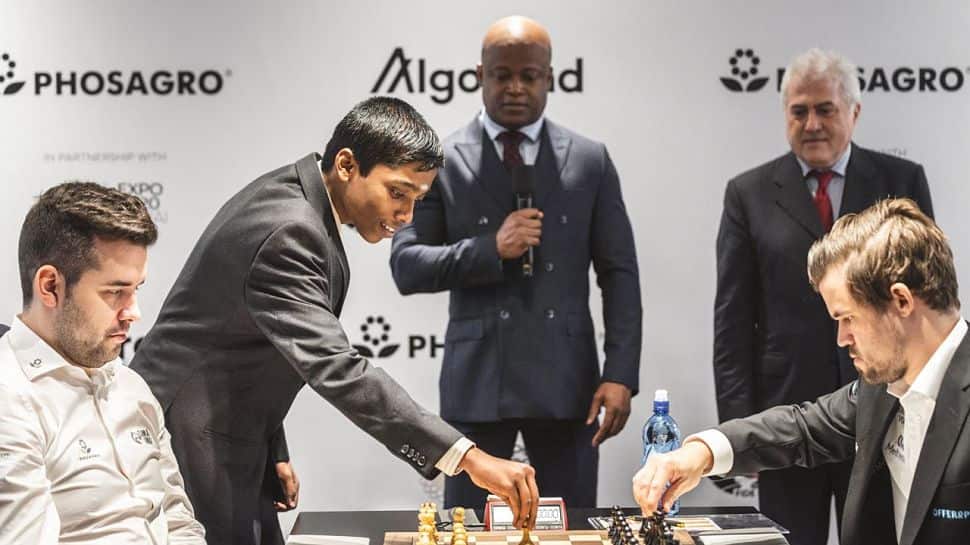 R Praggnanandhaa: 'He's far from invincible.' Buoyed by Baku success, chess  champ R Praggnanandhaa ready to challenge 'mentally & physically strong Magnus  Carlsen - The Economic Times
