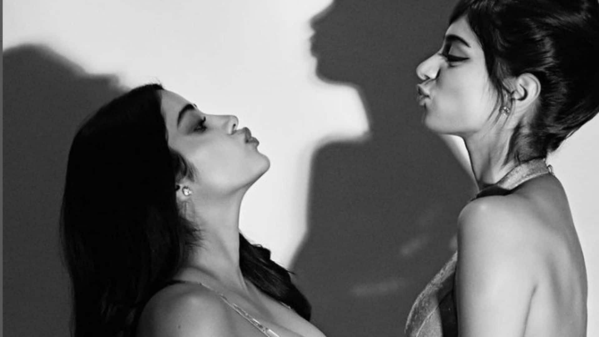 Janhvi Kapoor goes all mushy over sister Khushi in THIS monochrome pic; fans say ‘sibling goals’