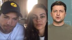 Ukraine Prez Zelenskyy is grateful to Mila Kunis, Ashton Kutcher for support