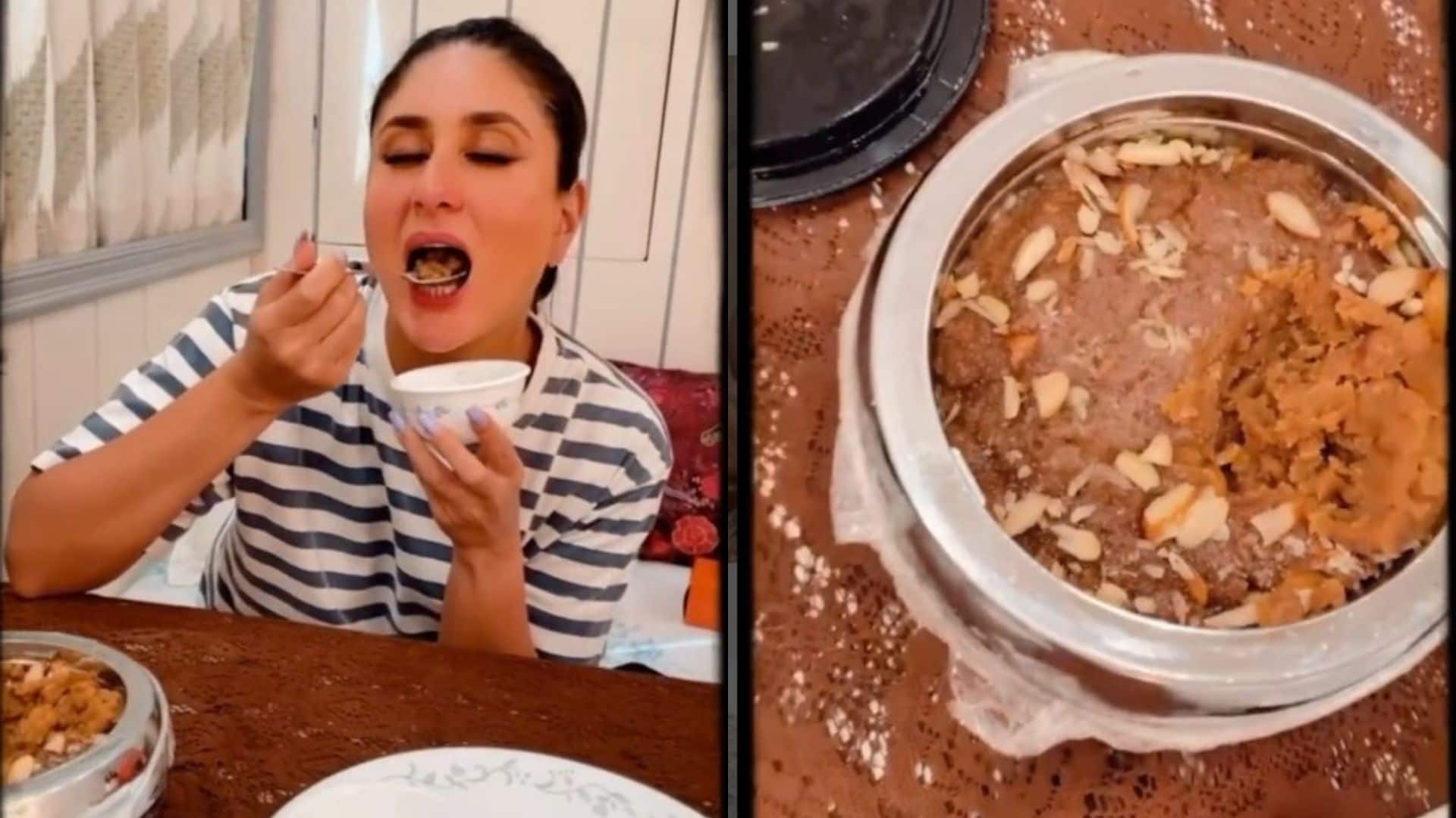 Kareena Kapoor gorges on halwa after delicious biryani