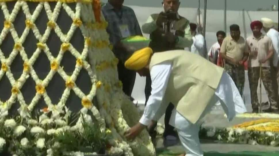 Punjab CM Bhagwant Mann pays tribute to Bhagat Singh on Shaheed Diwas, launches anti-corruption helpline 