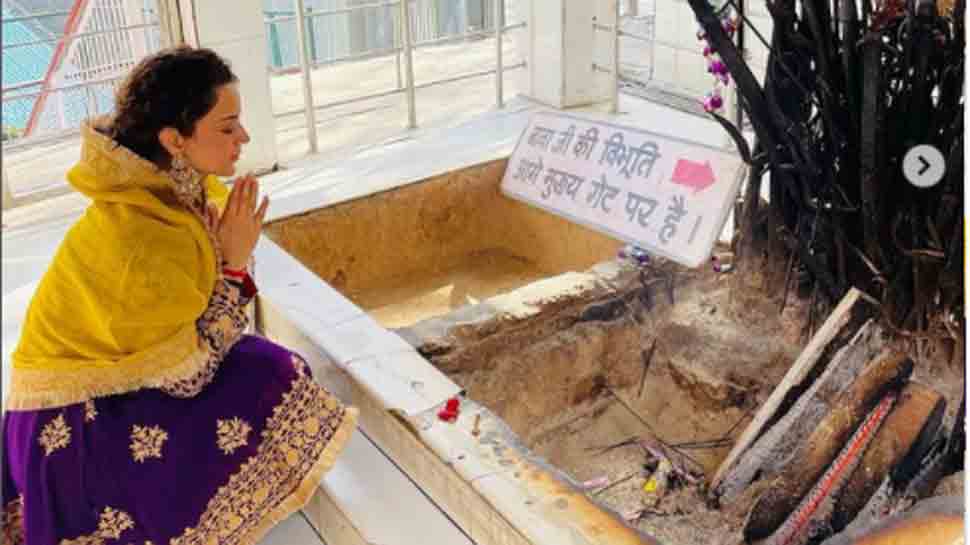 Kangana Ranaut rings in 35th birthday by seeking blessings at Vaishno Devi Temple with sister Rangoli, drops pics
