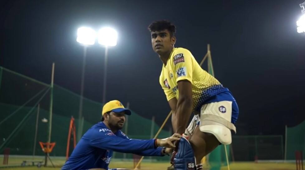 Rajvardhan Hangargekar, who hails from Maharashtra's Osmanabad district, was grabbed by defending champions Chennai Super Kings. Hangargekar, who is a medium pacer and a right-handed batter, had impressed one and all with his six-hitting prowess in India's victorious U19 World Cup campaign in the West Indies earlier this year. (Source: Twitter)