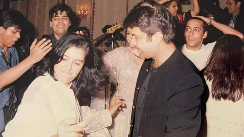 Farah Khan drops throwback pic with Salman Khan, Shah Rukh Khan as &#039;background dancers&#039;; can you spot them?