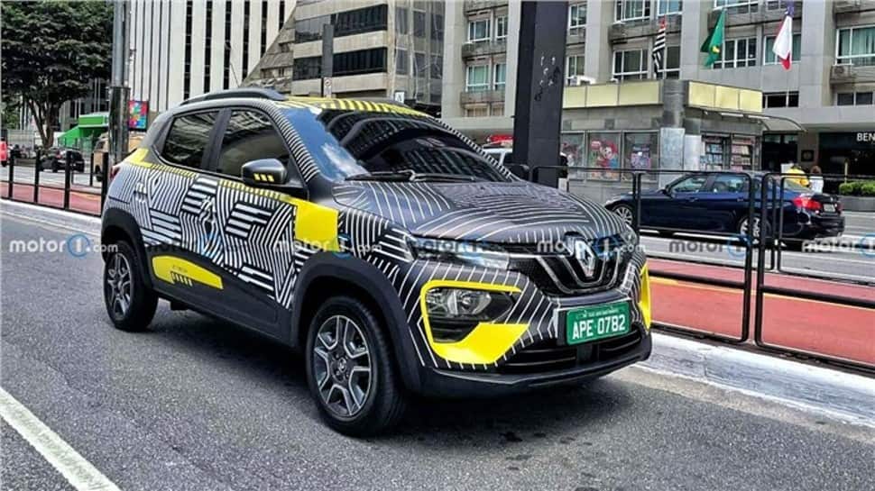 Upcoming Renault Kwid electric hatchback spotted testing in camo, check pics