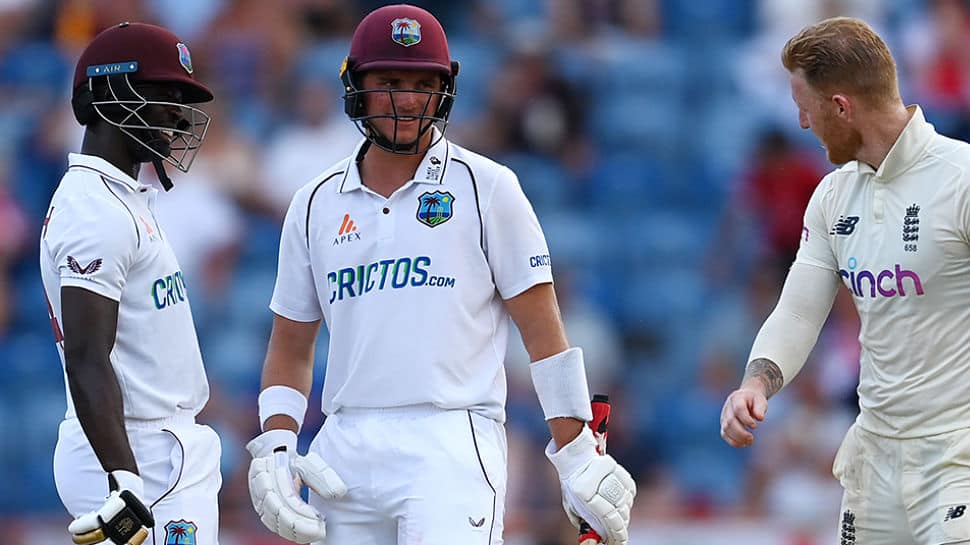 West Indies vs England, 3rd Test: Joshua Da Silva&#039;s fightback gives hosts an advantage at stumps of Day 2