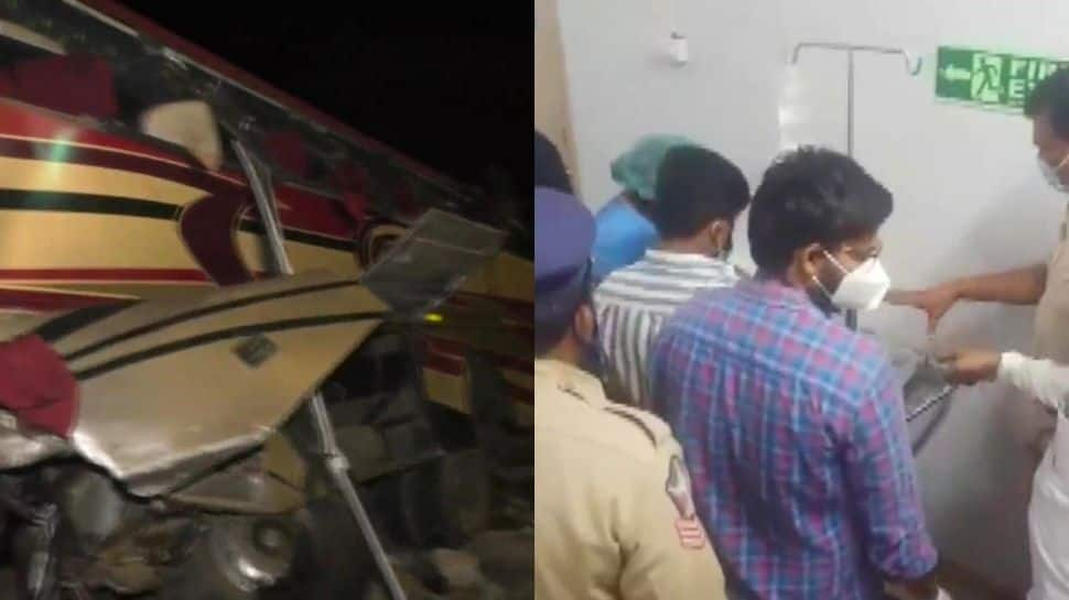 Andhra Pradesh: 7 killed, 45 injured in bus accident near Tirupati