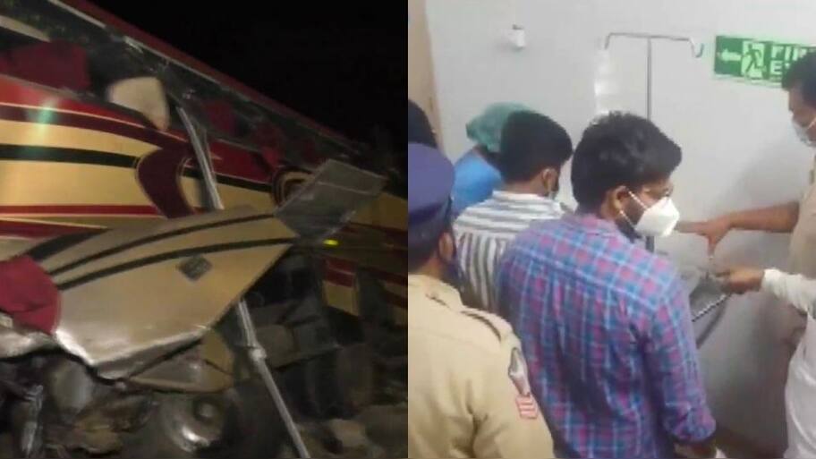 Andhra Pradesh: 7 killed, 45 injured in bus accident near Tirupati ...