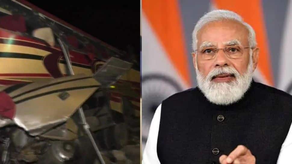 PM Modi expresses grief over Andhra Pradesh bus accident that killed 7, announces ex-gratia of Rs 2 lakh