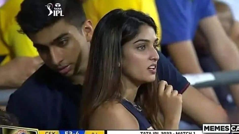 IPL 2022: New &#039;mystery girl&#039; spotted during CSK vs KKR match, Netizens troll cameraman