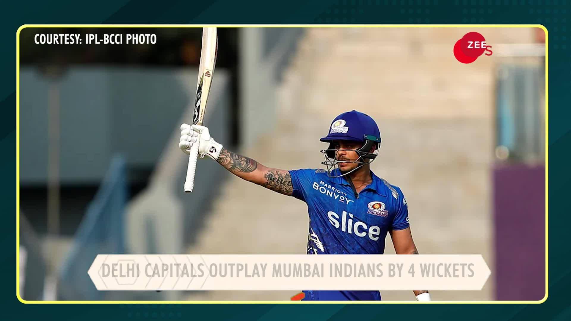 IPL 2022 Delhi Vs Mumbai Highlights Lalit Yadav Axar Patel Help Delhi Beat Mumbai Indians 