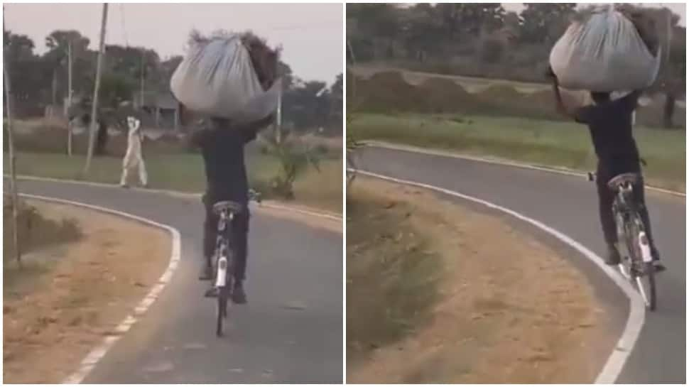 Amazed by his sense of balance Anand Mahindra shares video of ‘human Segway’- Watch