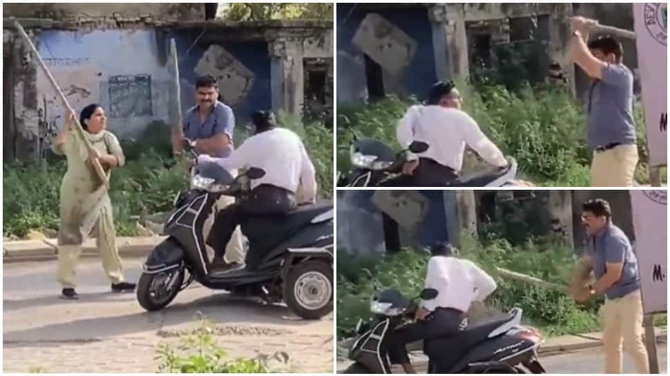Shocking! Disabled man on scooty assaulted by couple in UP’s Greater Noida, video goes viral