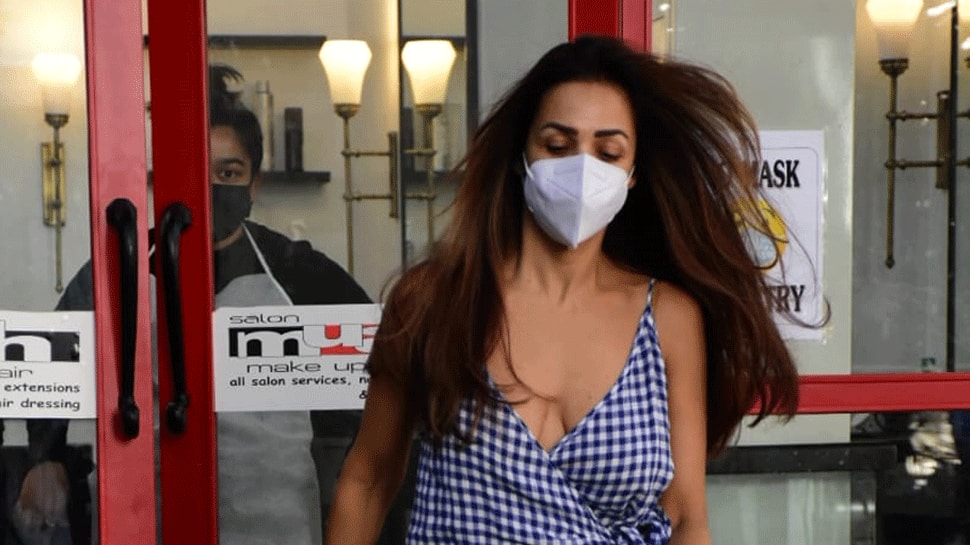 Malaika Arora makes sizzling entry at salon, serves sensous look in ...