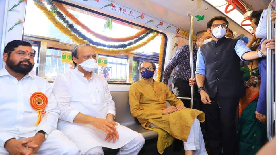 Uddhav Thackeray inaugurates two more lines of Mumbai Metro, attacks centre over pending state projects